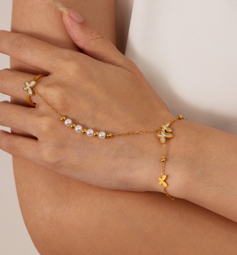 Elegant Hand Chain Bracelet
