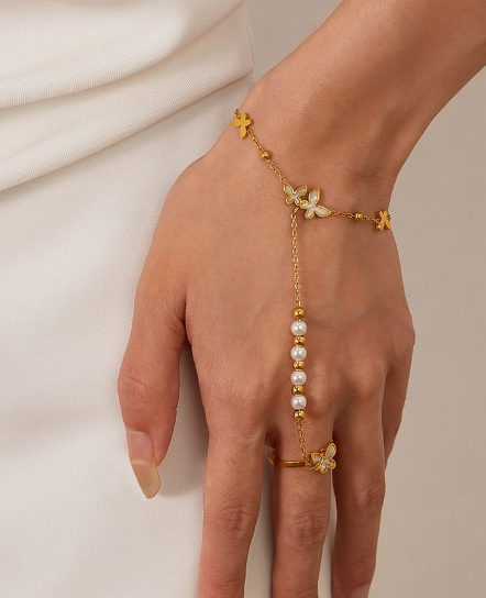 Elegant Hand Chain Bracelet