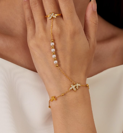 Elegant Hand Chain Bracelet