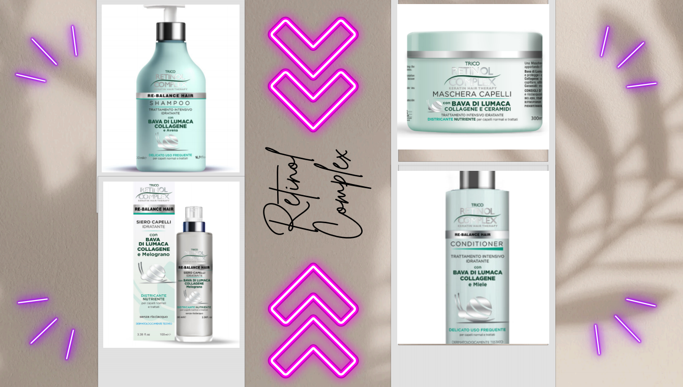 Set capelli alla bava di lumaca