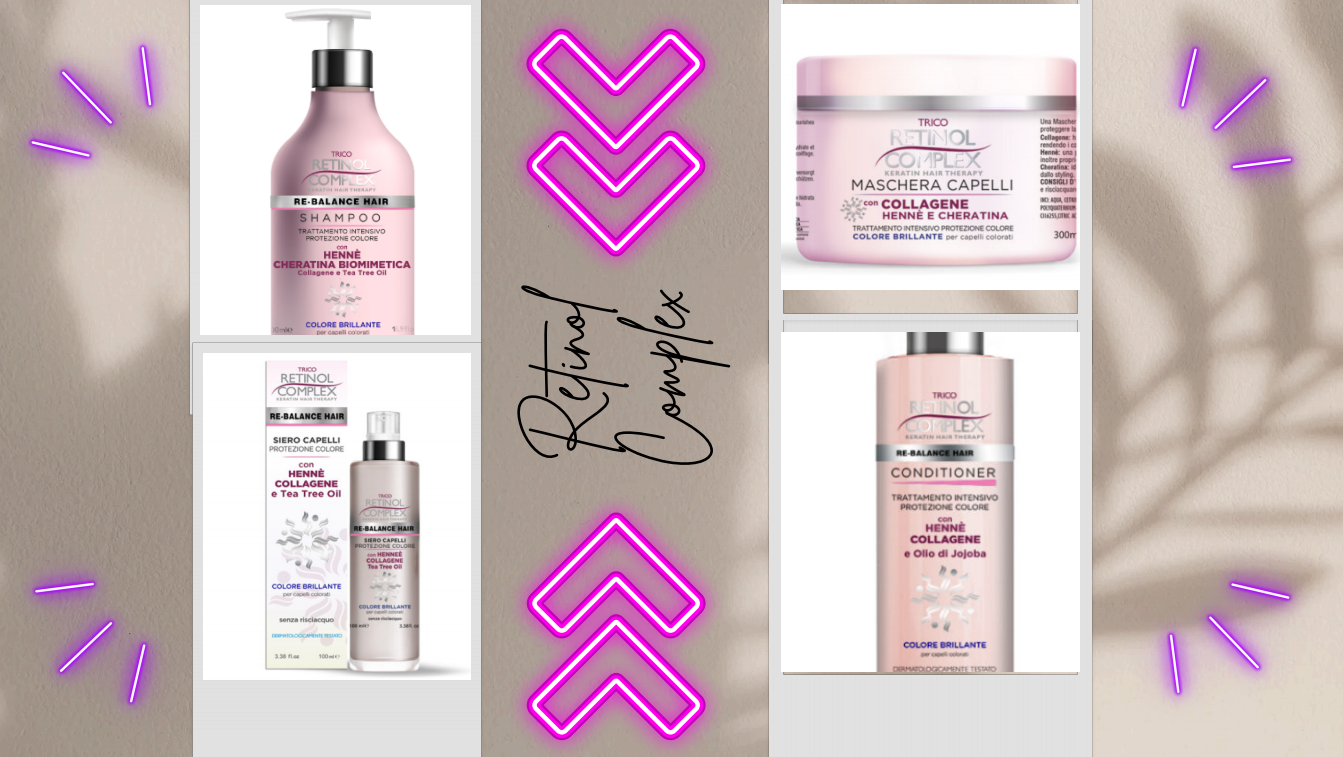 Set capelli all'Hennè