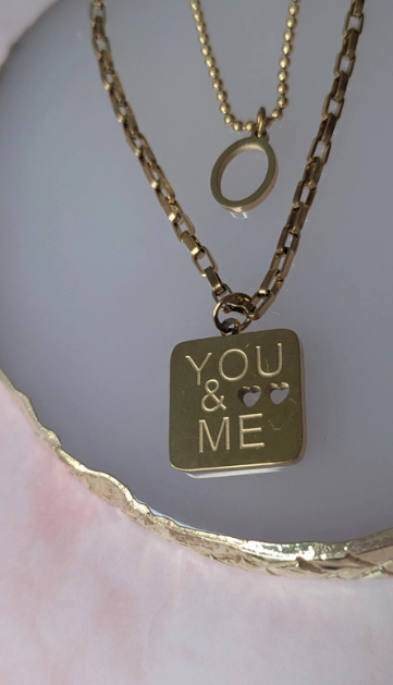 Gold Layered Necklace 