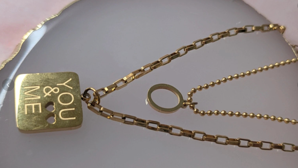 Gold Layered Necklace 