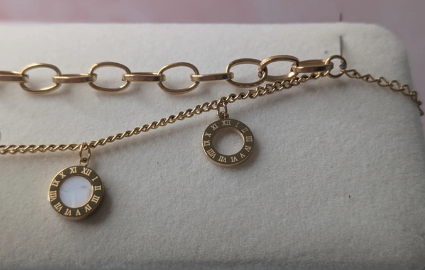 Gold Charm Bracelet