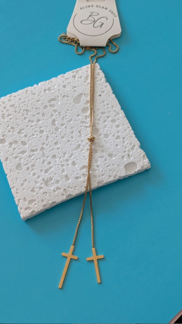 Gold Cross Necklace
