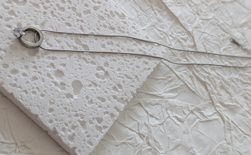 Silver Circle Pendant Necklace