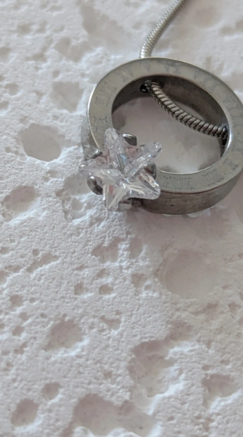 Silver Circle Pendant Necklace