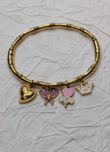 Gold Charm Bracelet