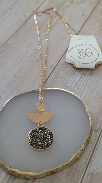 Geometric Pendant Necklace
