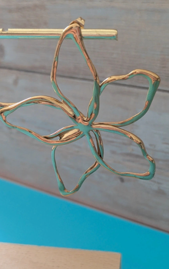 Decorative Metal Flower Sculpture