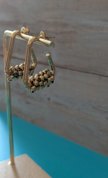 Orecchini a cerchio dorati