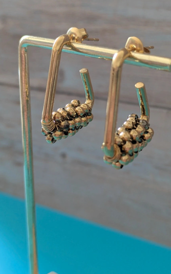 Orecchini a cerchio dorati