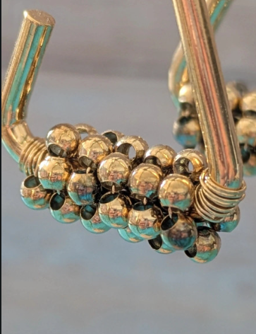 Orecchini a cerchio dorati