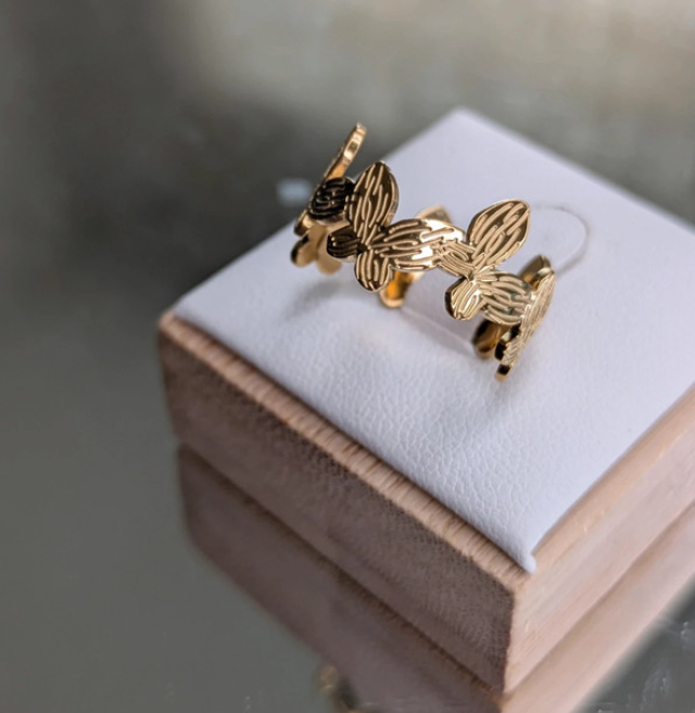 Butterfly Gold Ring