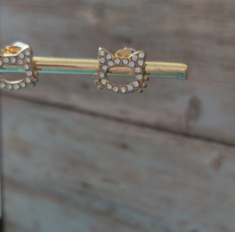 Orecchini a forma di gatto