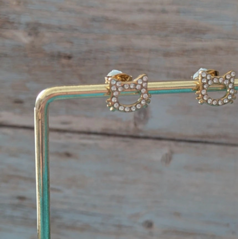 Orecchini a forma di gatto