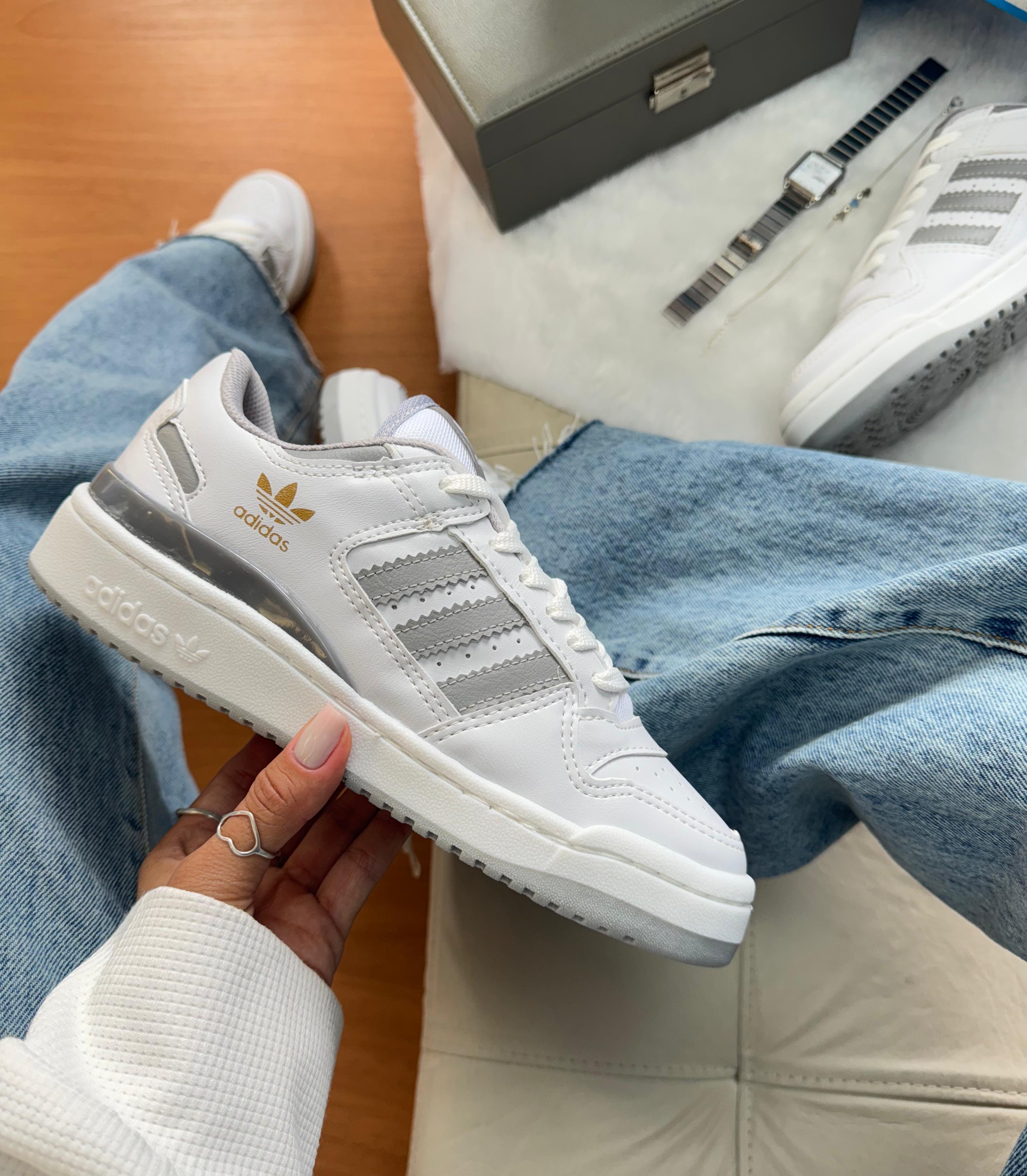 #013 Adidas Fórum cinza do 34 ao 39 R$229,90