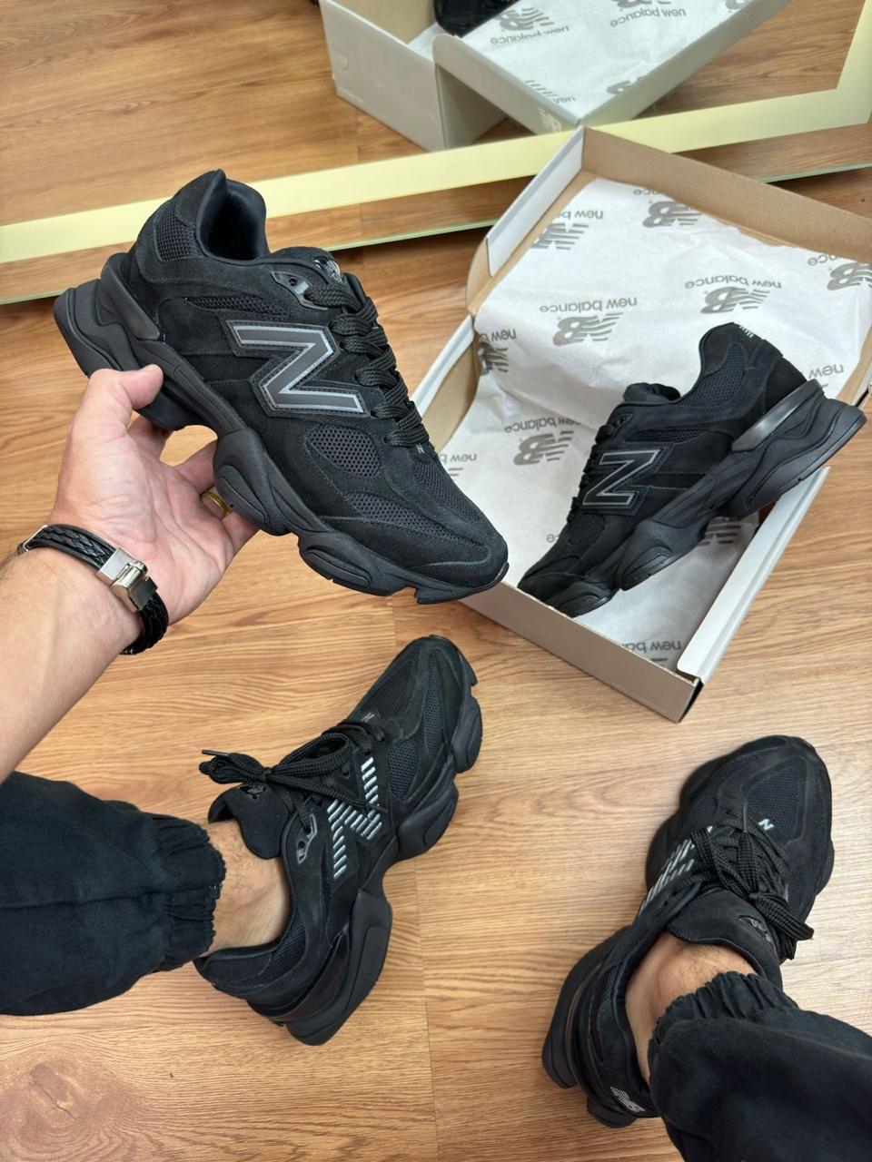 #016 New Balance 9060 couro preto do 38 ao 43 R$339,90