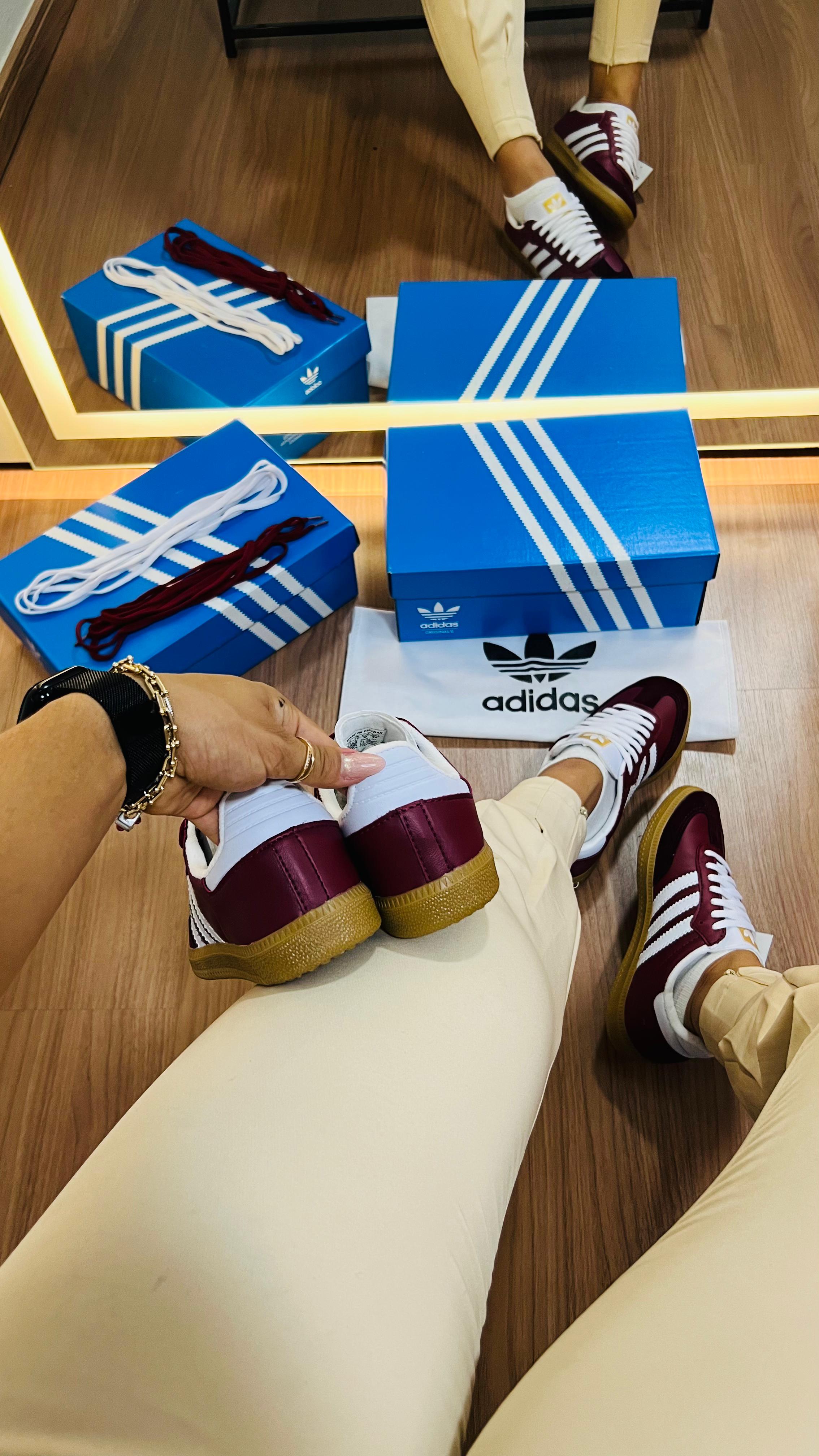 #018 Adidas Samba bordo 34 ao 39 R$227.90
