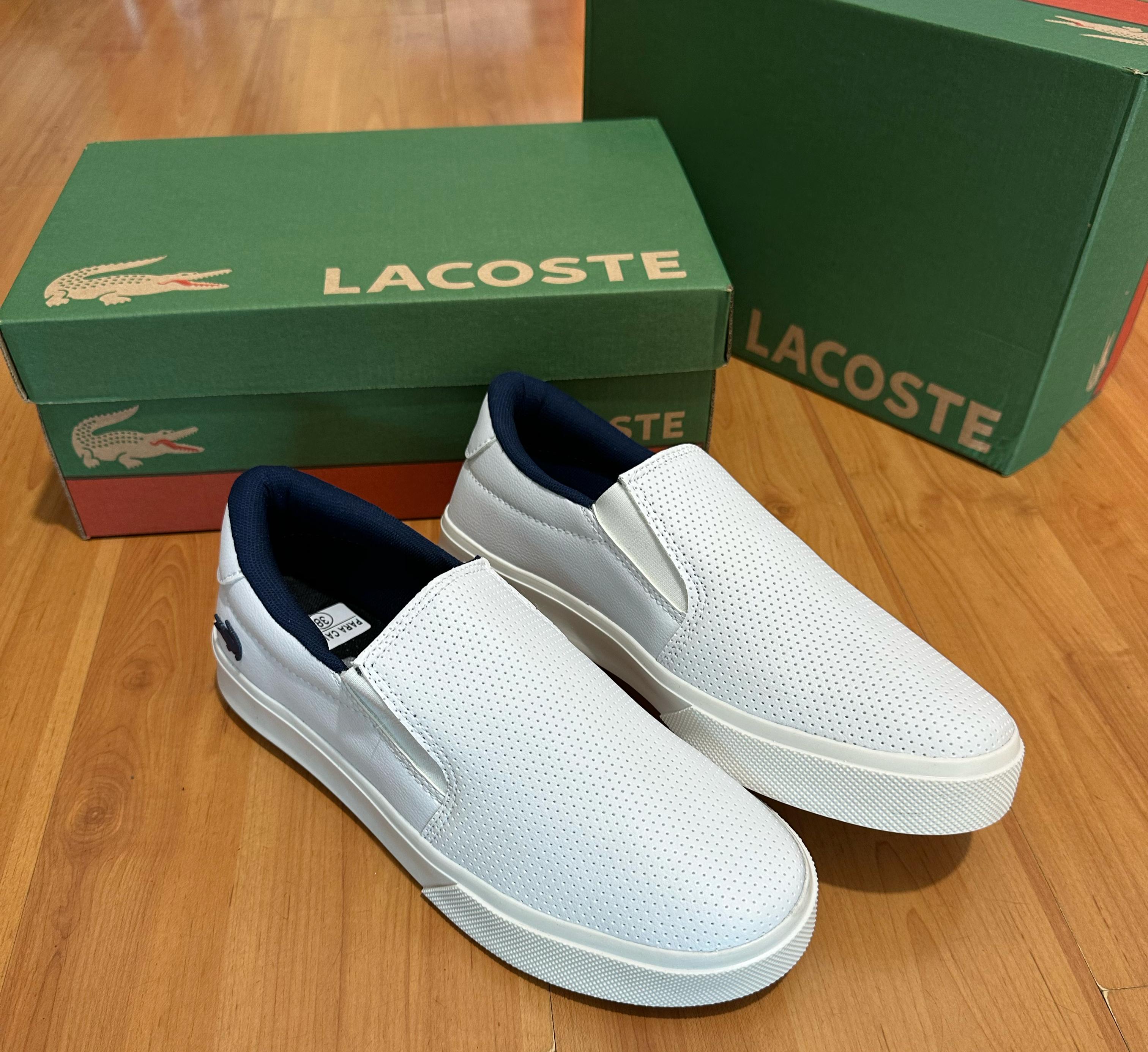 #020 Sapatênis Lacoste Iate branco do 38 ao 43 R$179,90