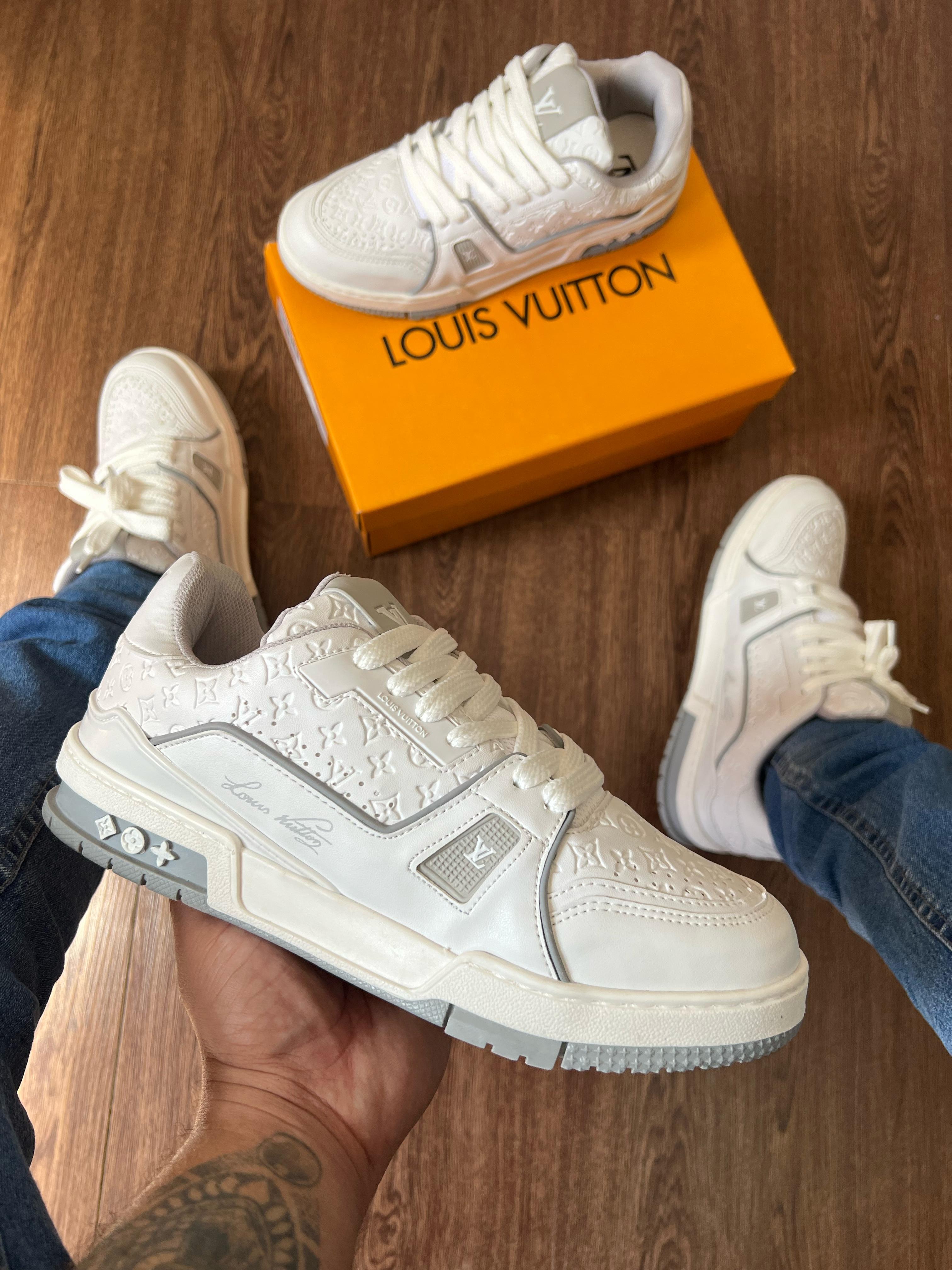 #046 Louis Vuittton Trainer branco do 38 ao 43 R$319,90