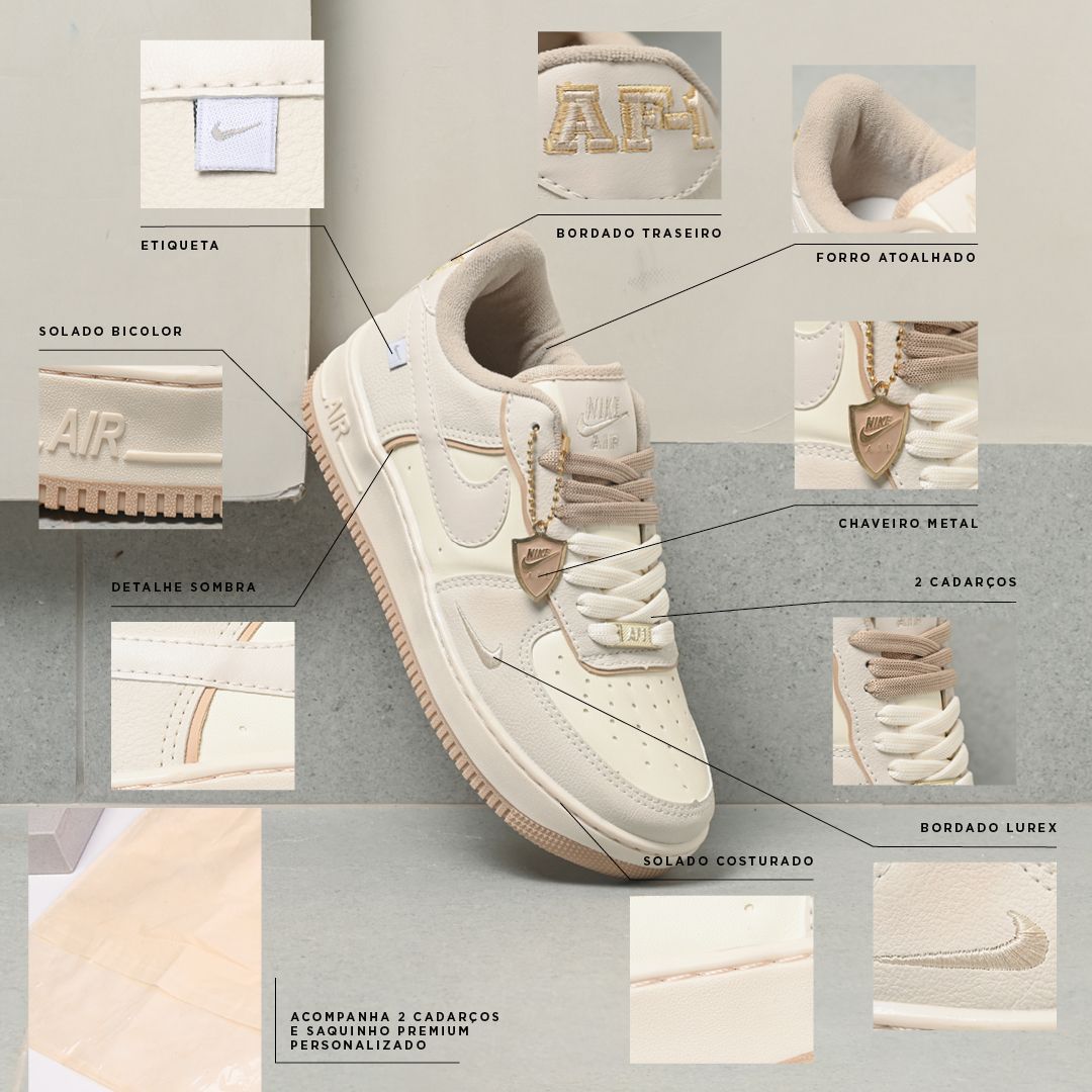#071 Nike AF-1 colors do 34 ao 39 R$217,90
