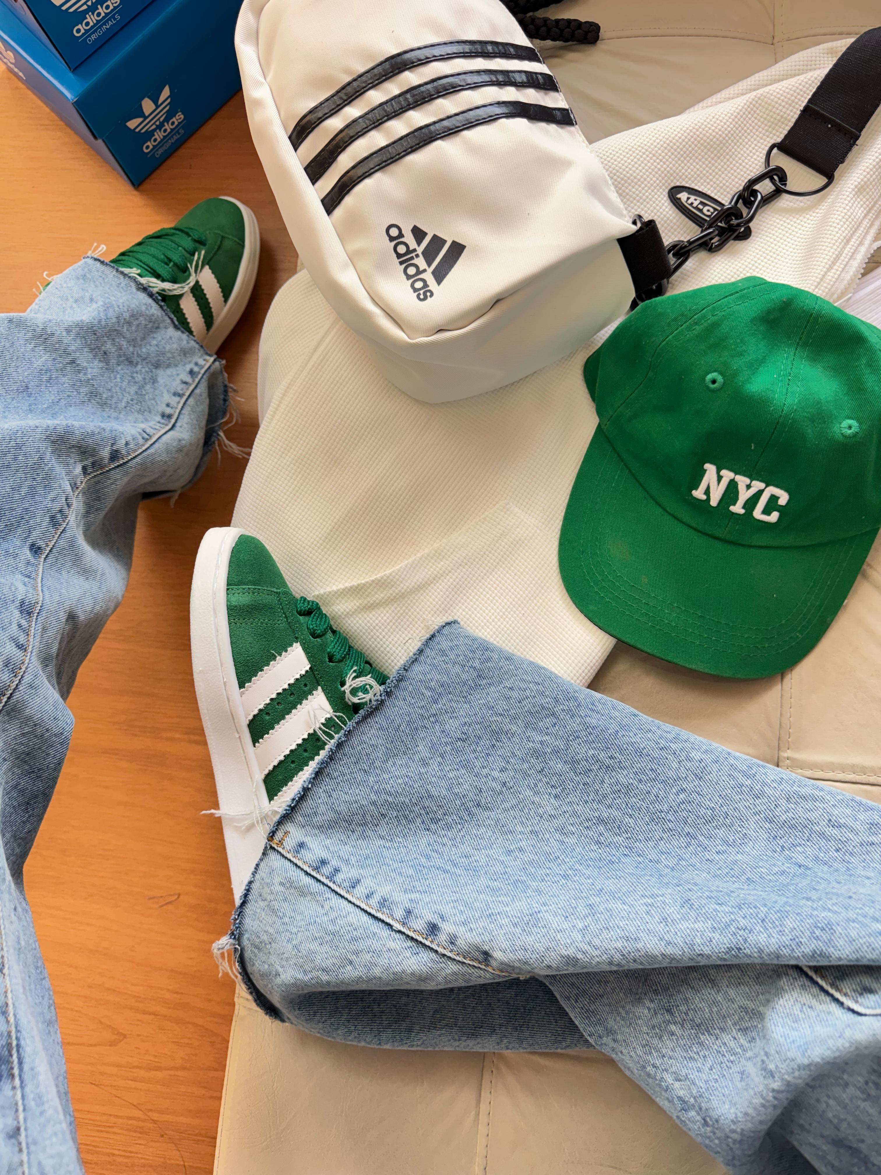 #073 Adidas Campus OOs couro prime verde do 34 ao 43 R$339,90
