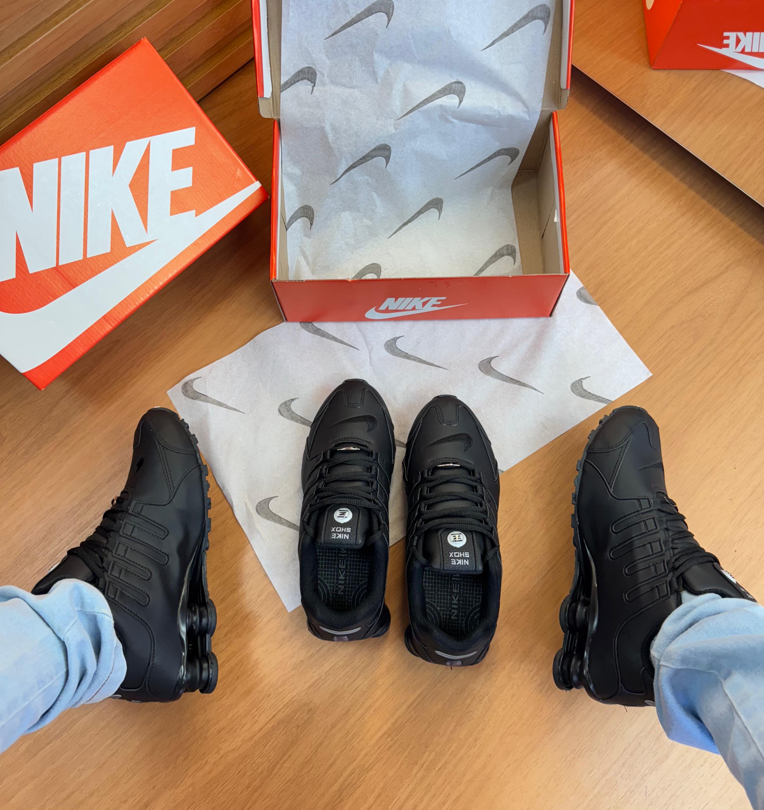 #083 Nike Shox Nz Prime traseira PU(amortece) cadarço ponteira de ferro, do 38 ao 43 R$249,90