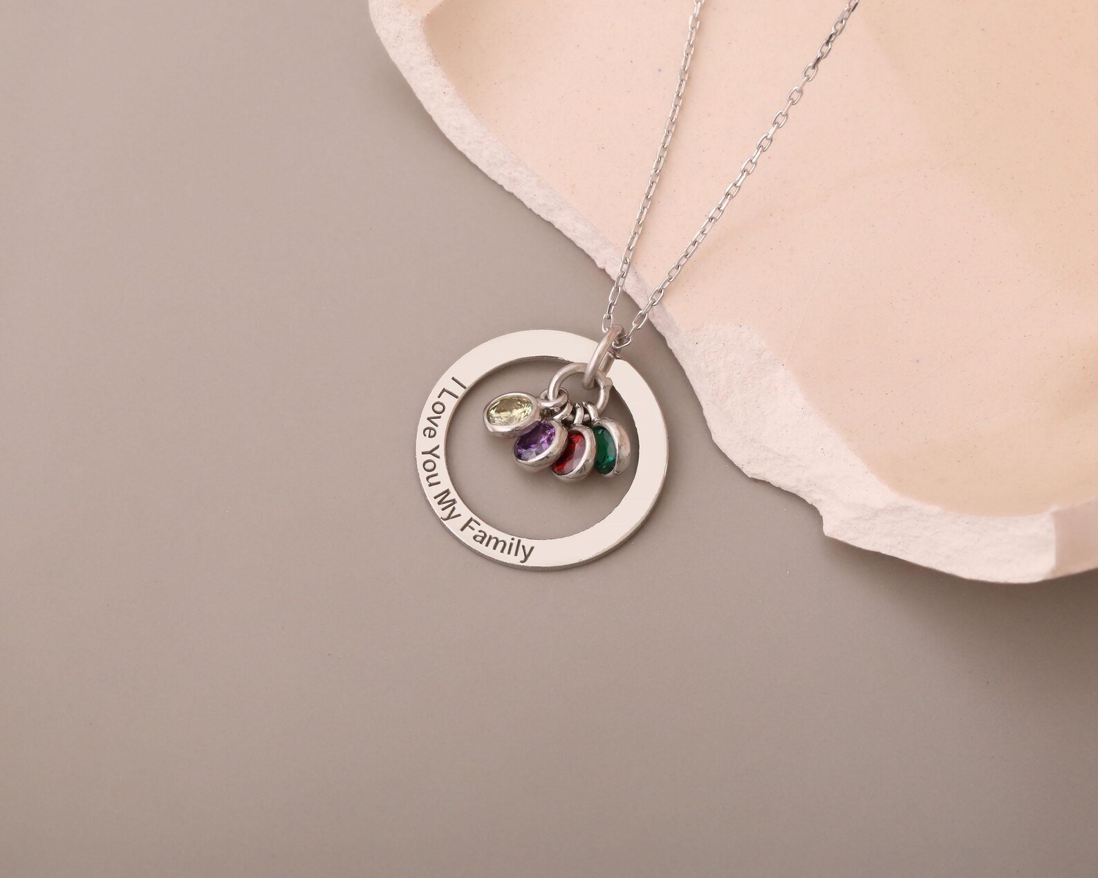 Personalized Birthstone Necklace