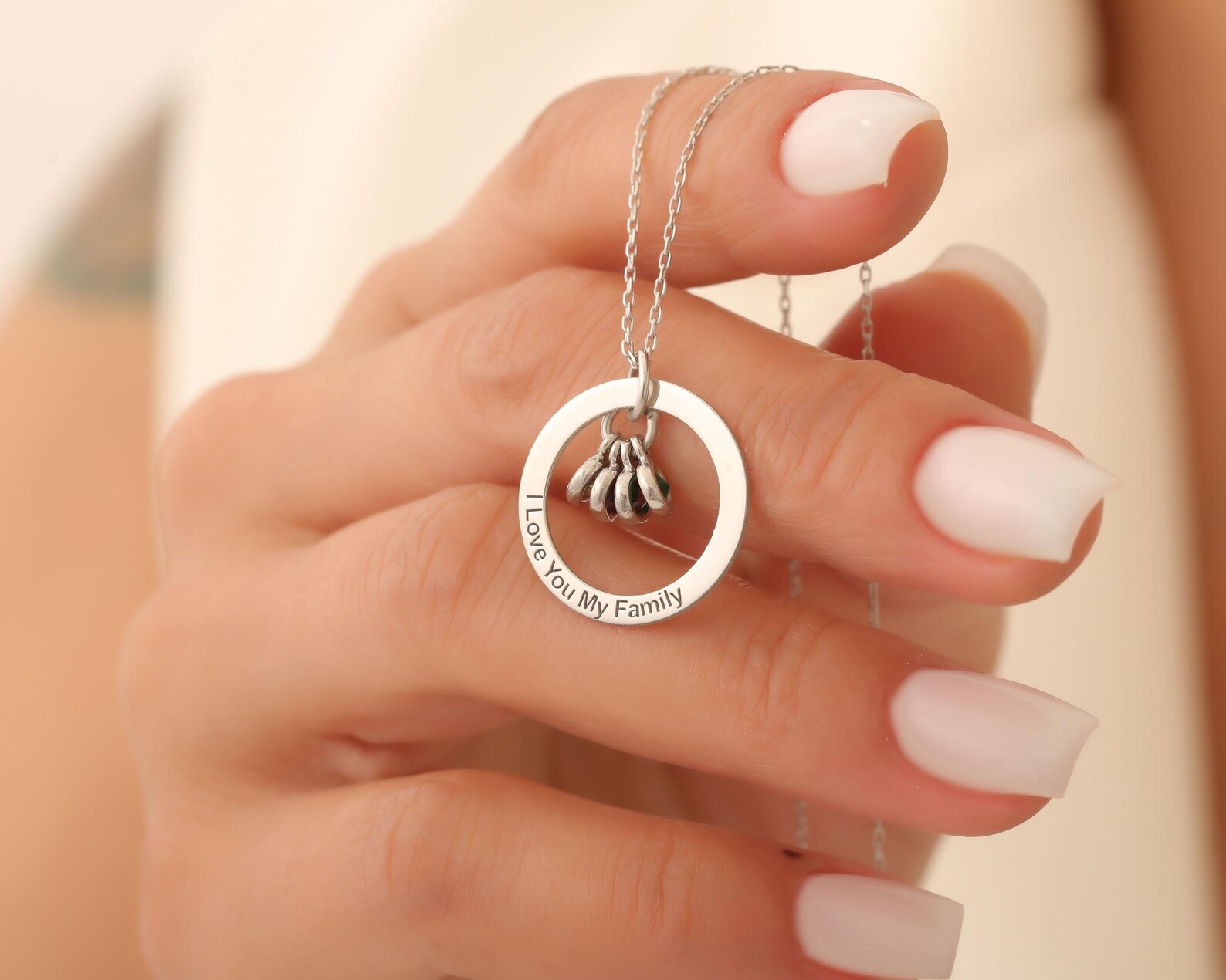 Personalized Birthstone Necklace