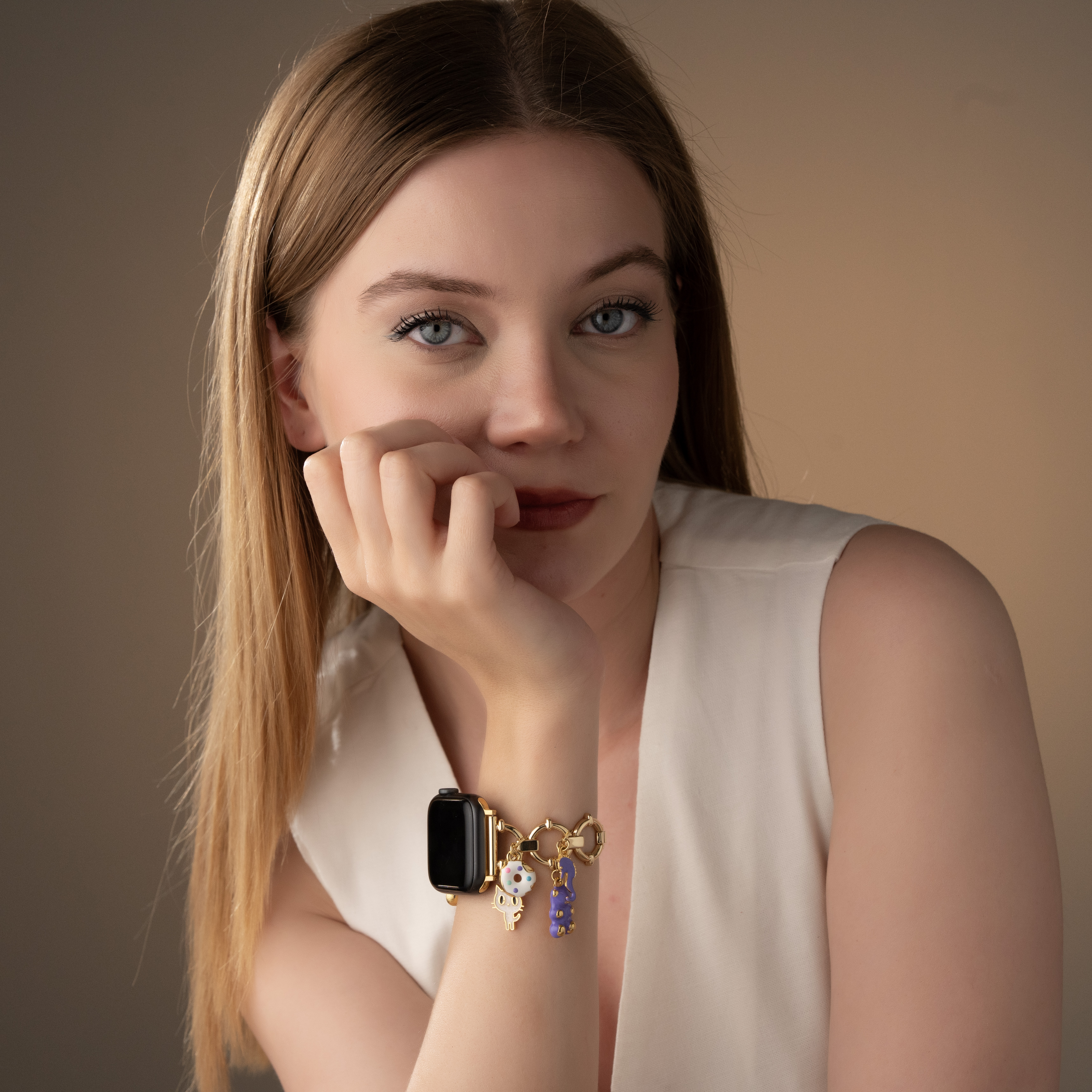 Personalized Gold Apple Watch Band