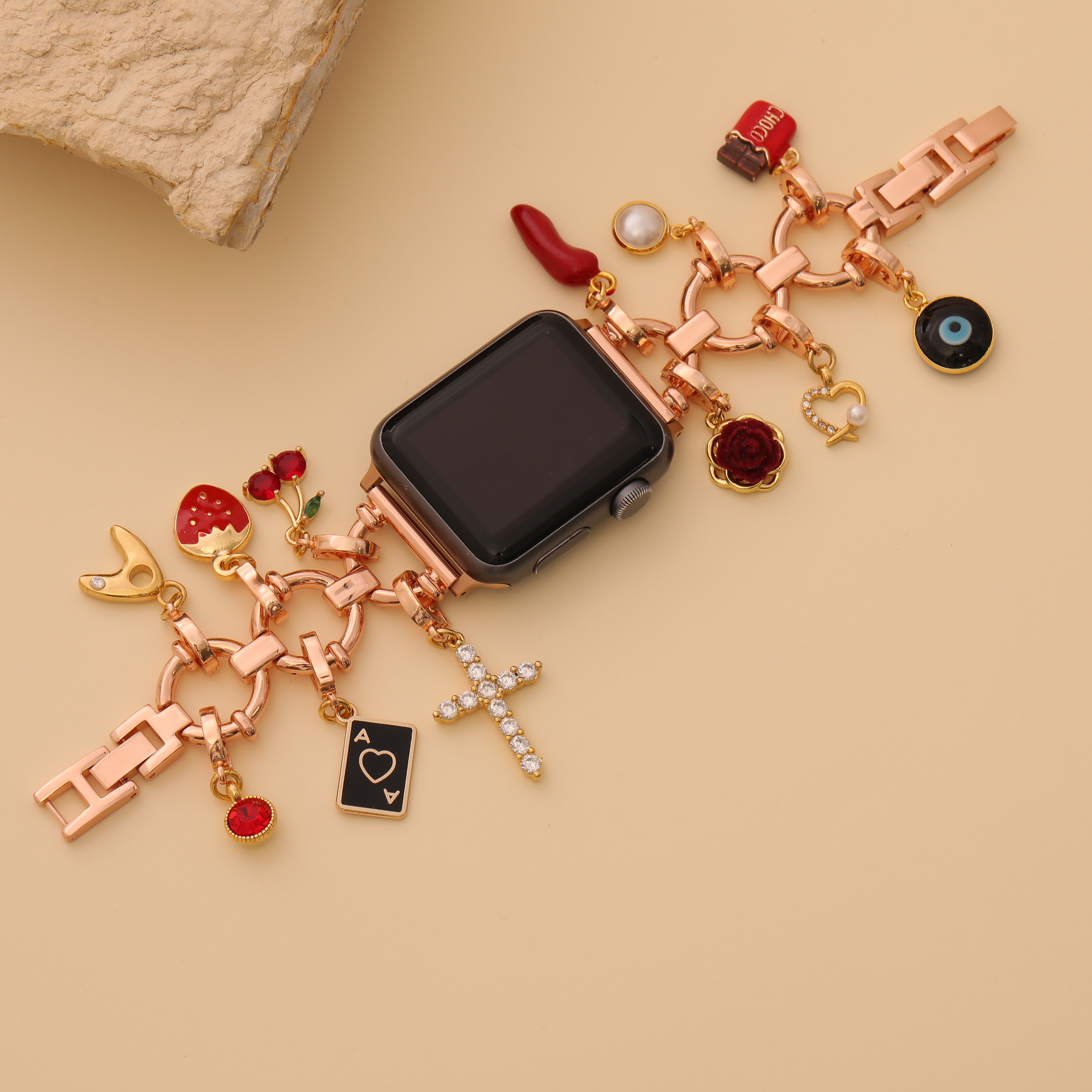 Personalized Rose Gold Watch Band