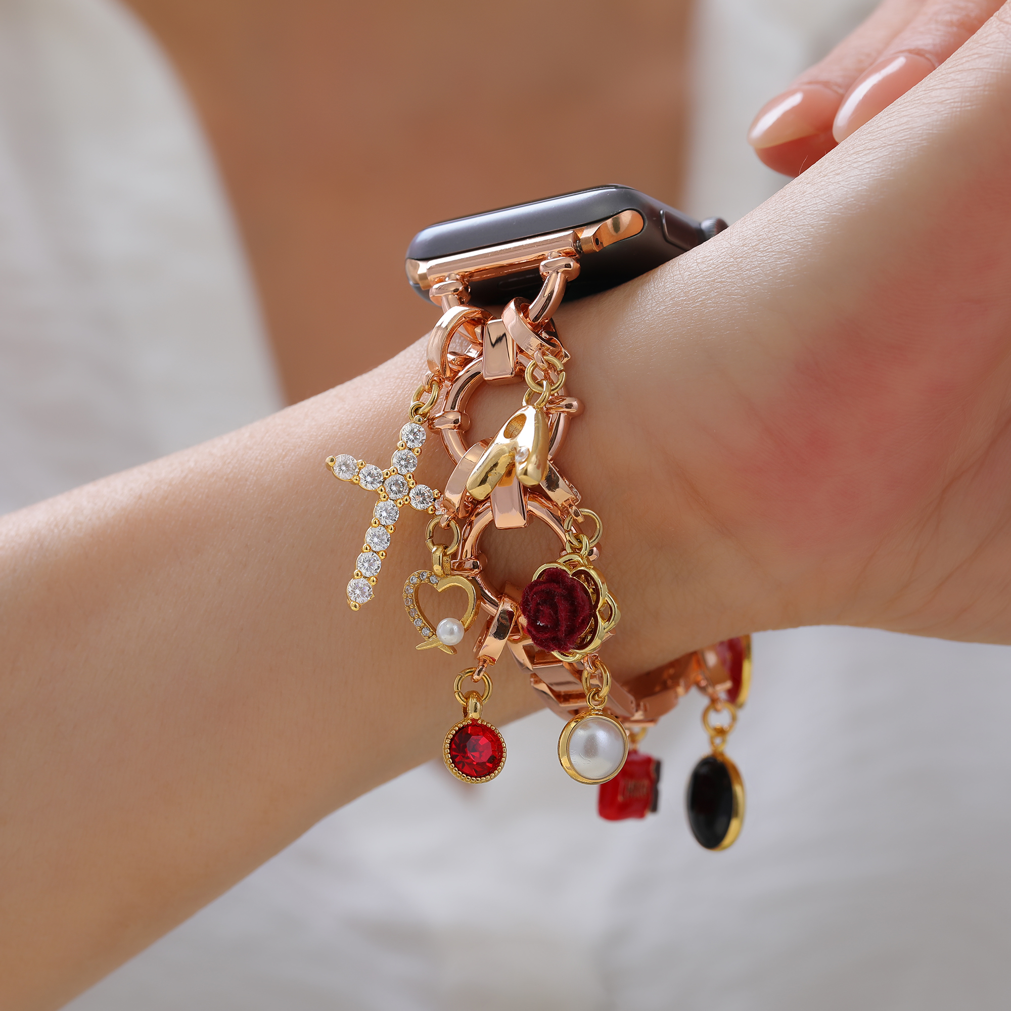 Personalized Rose Gold Watch Band