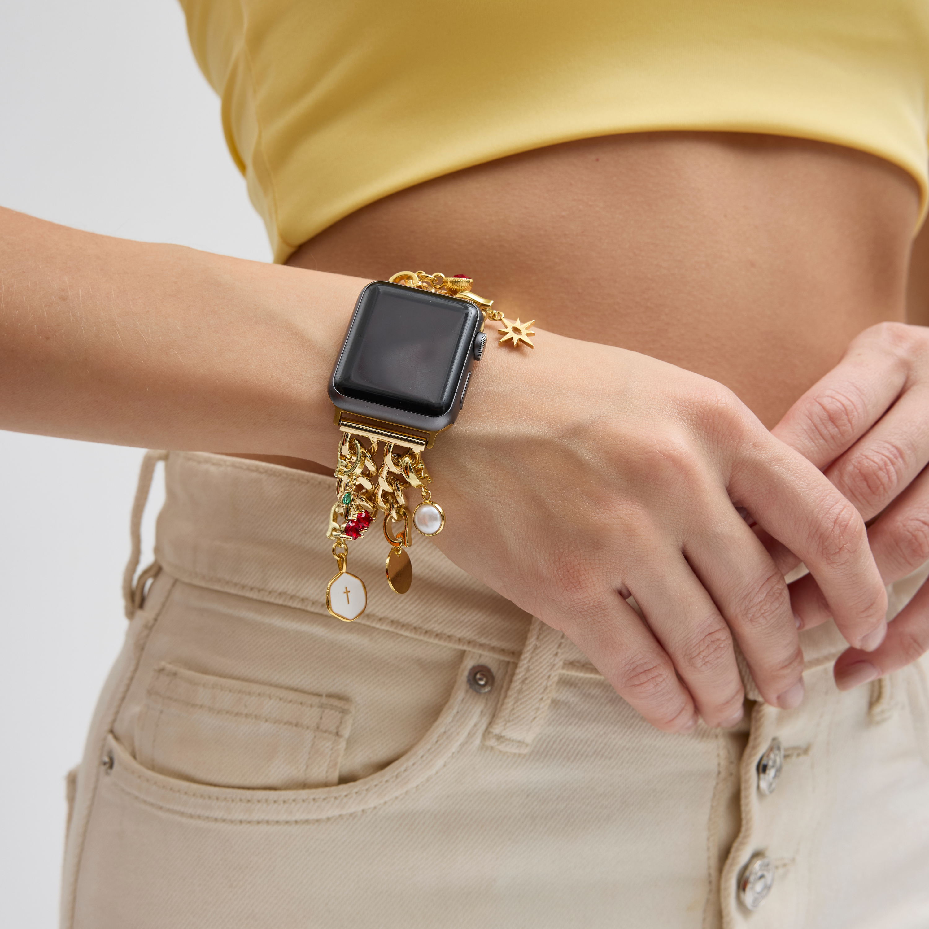 Personalized Gold Watch Band