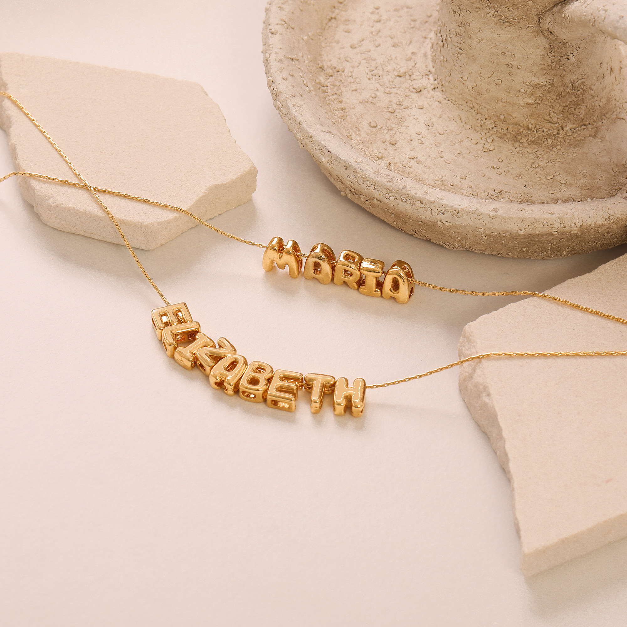 Personalized Name Letter Necklace