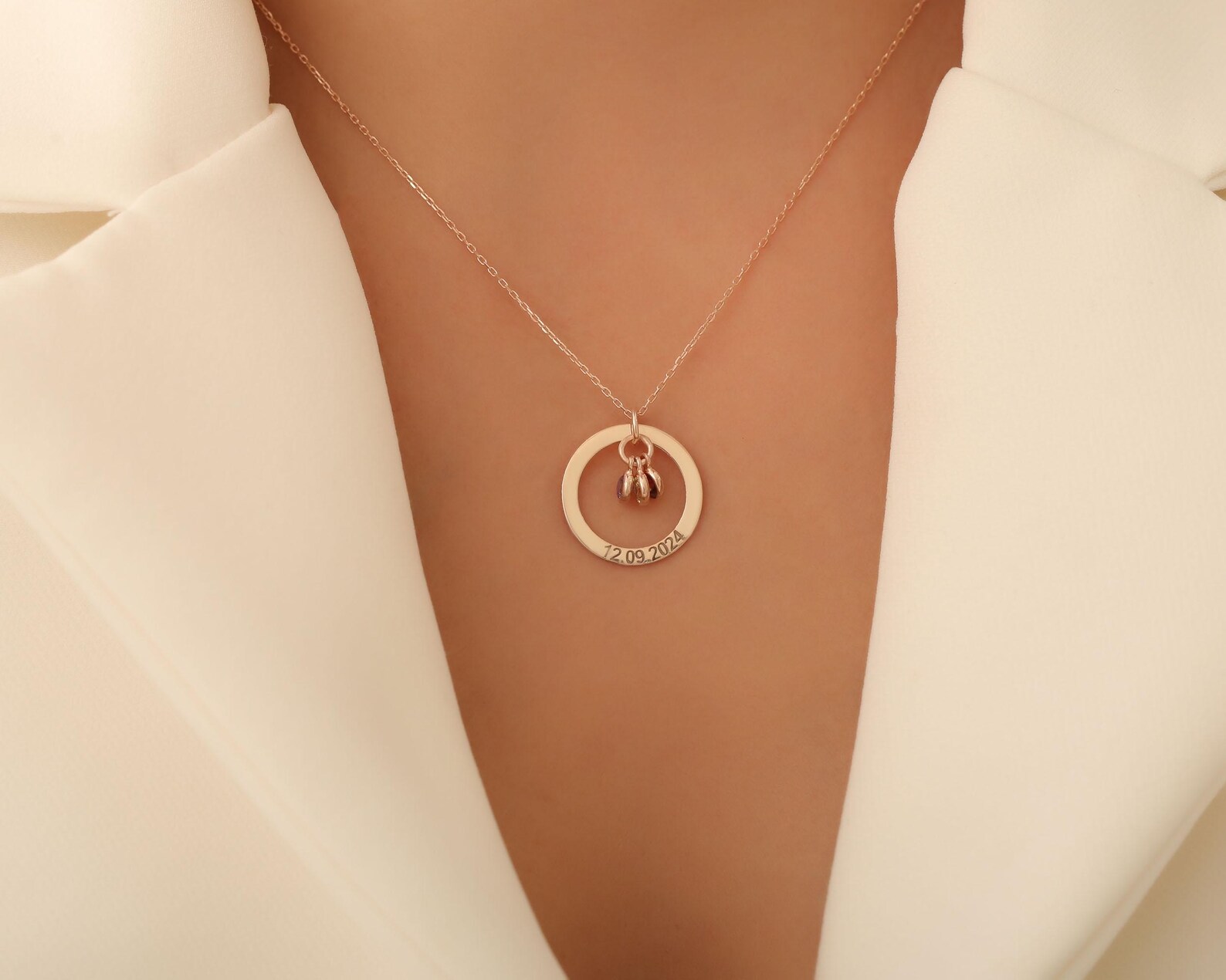 Personalized Birthstone Necklace