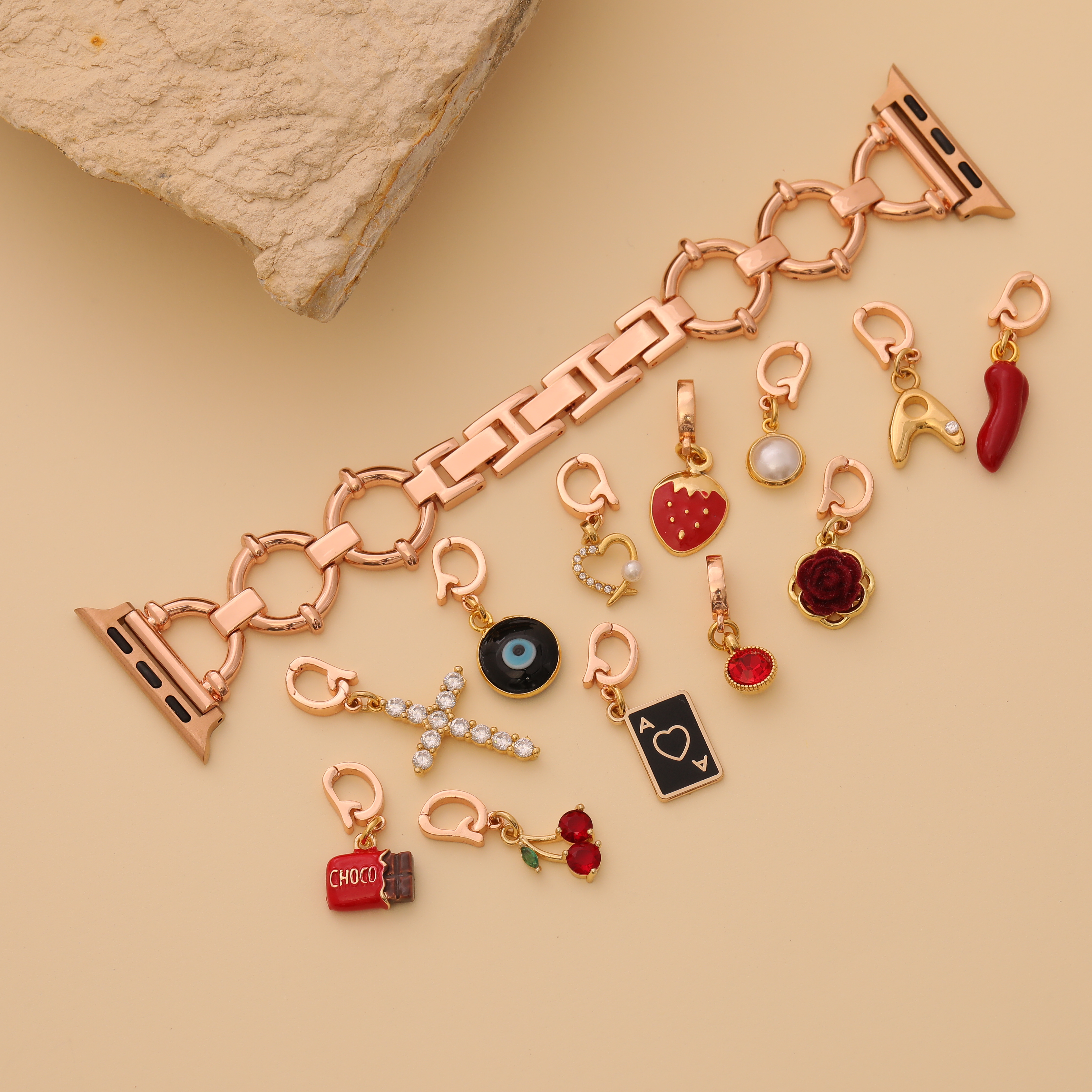 Personalized Rose Gold Watch Band