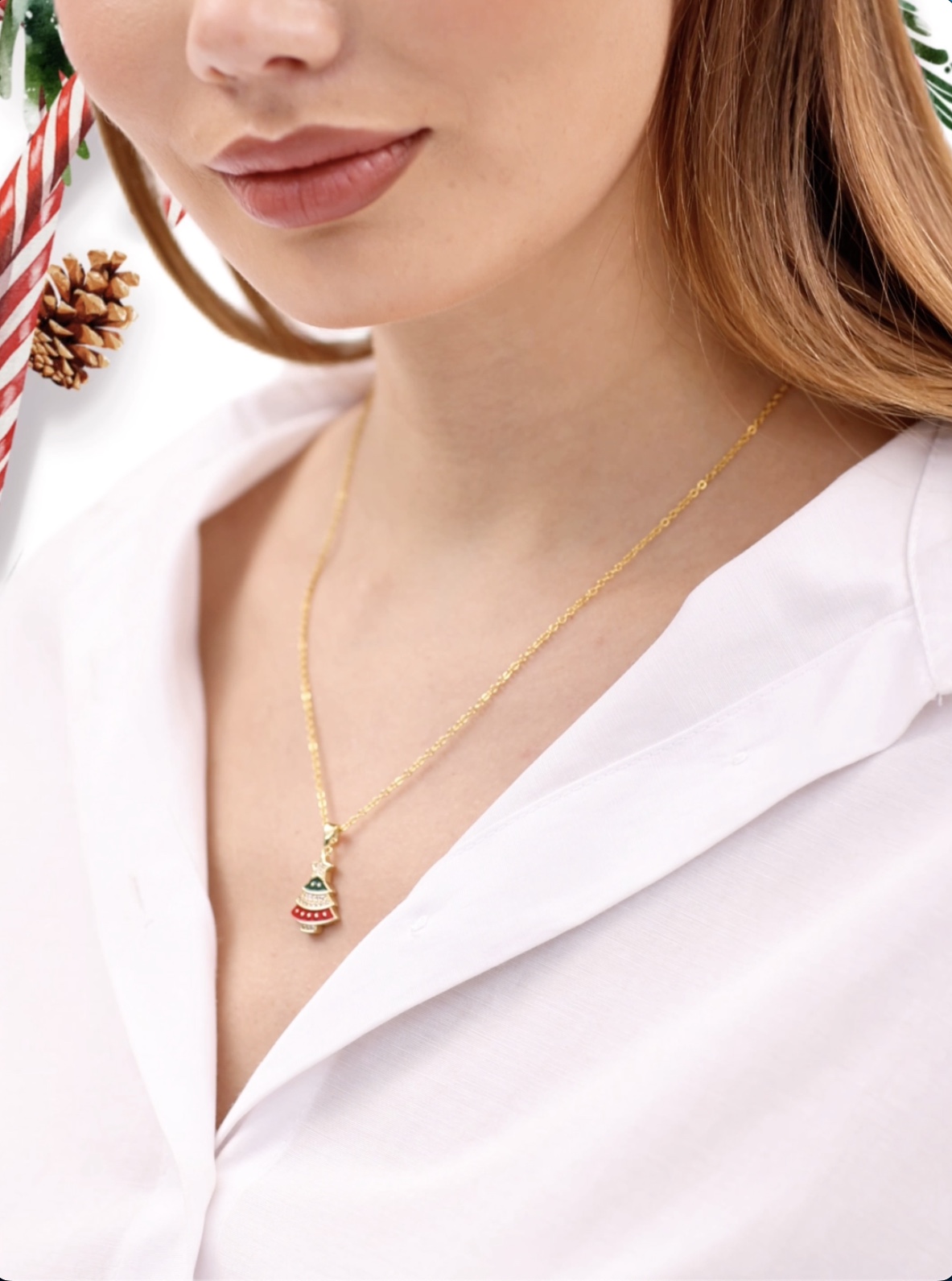 Christmas Pendant Necklace