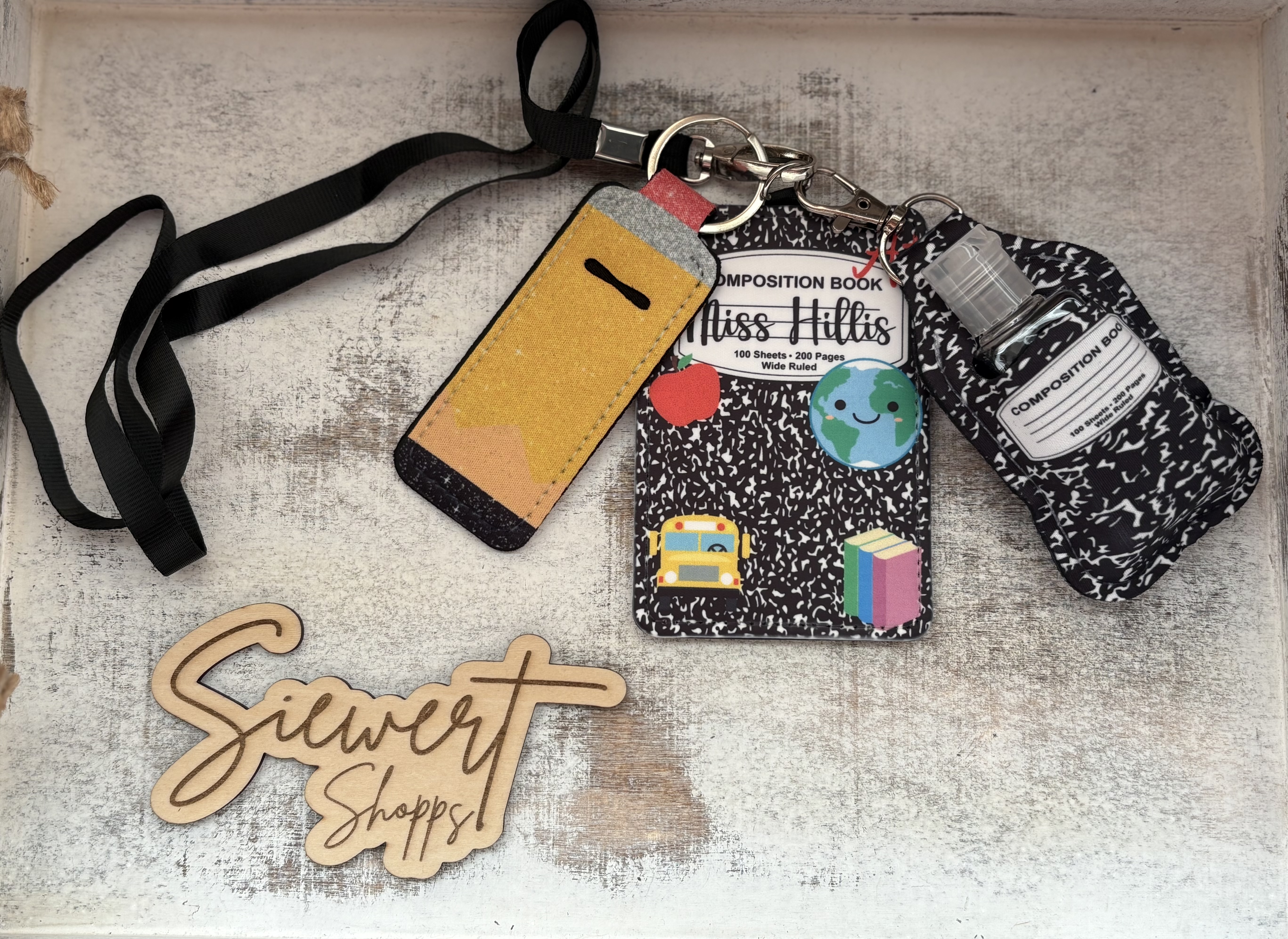 Teacher // school chapstick & hand sanitizer sets 