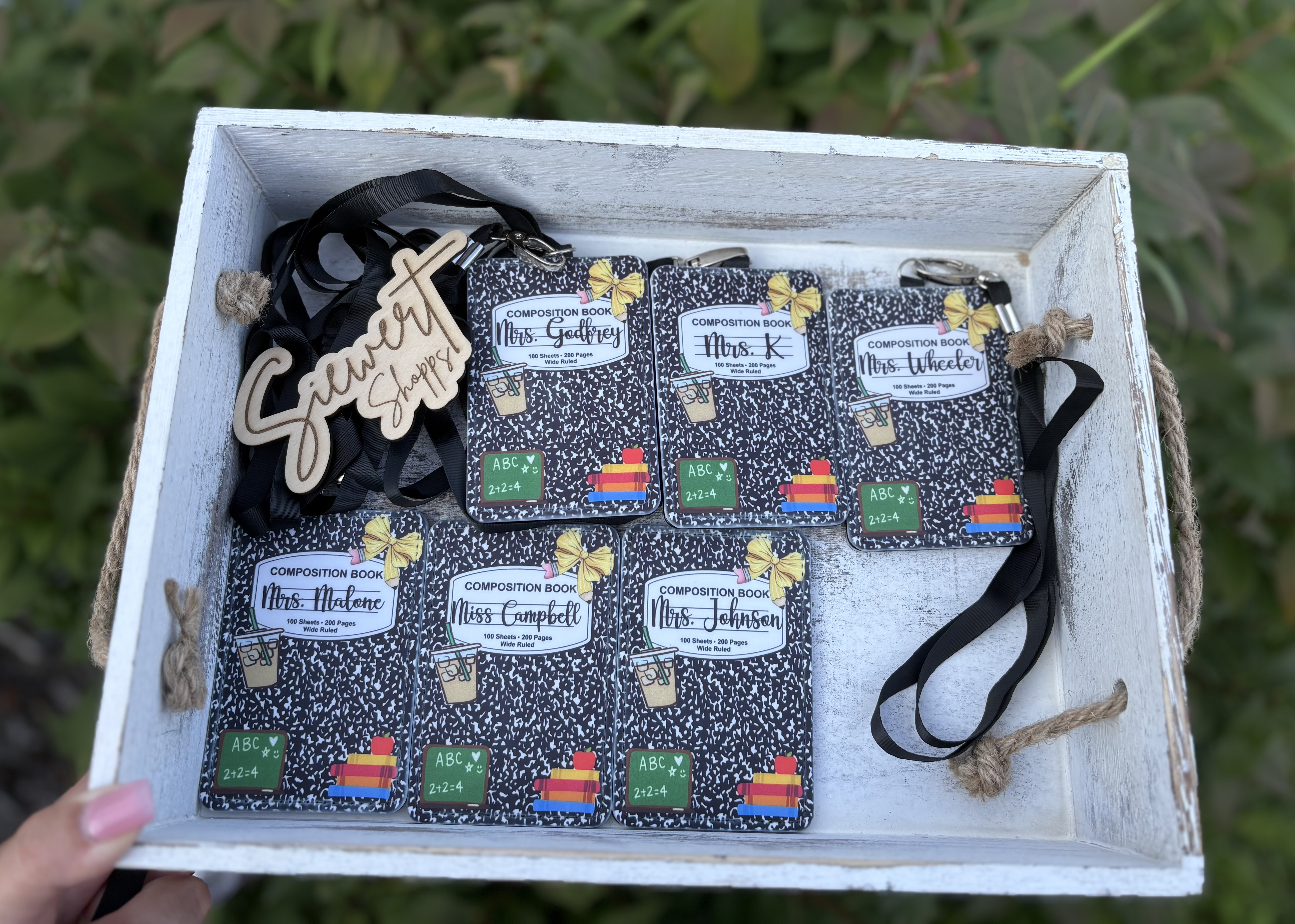 Teacher composition badge holders ( holder Only ) 