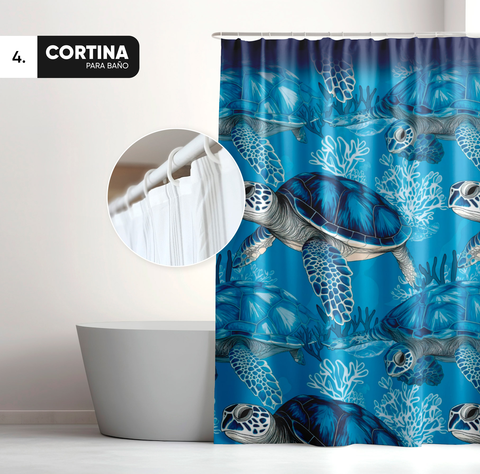 Cortina de baño
