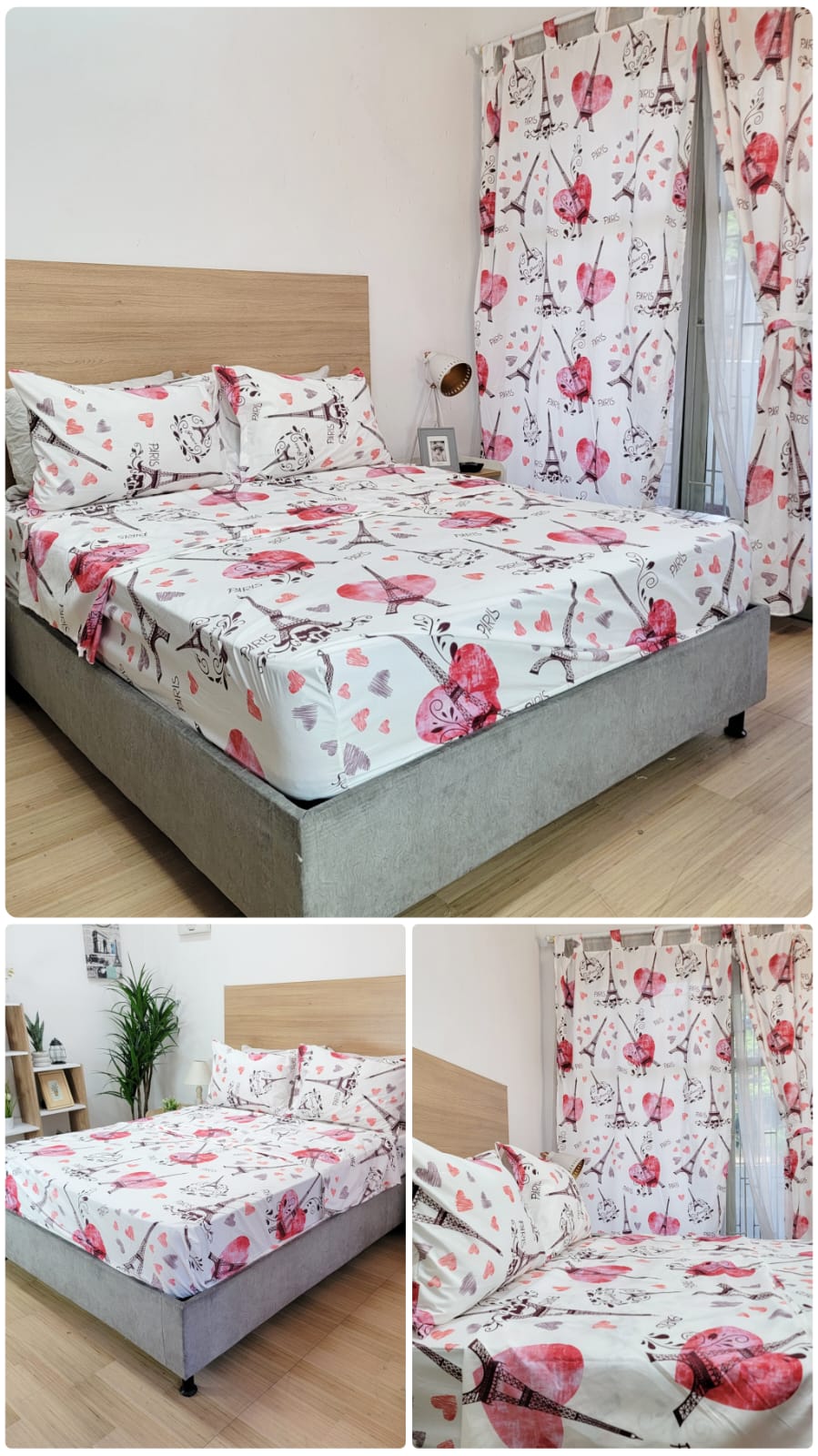 Combo sábana + cortina