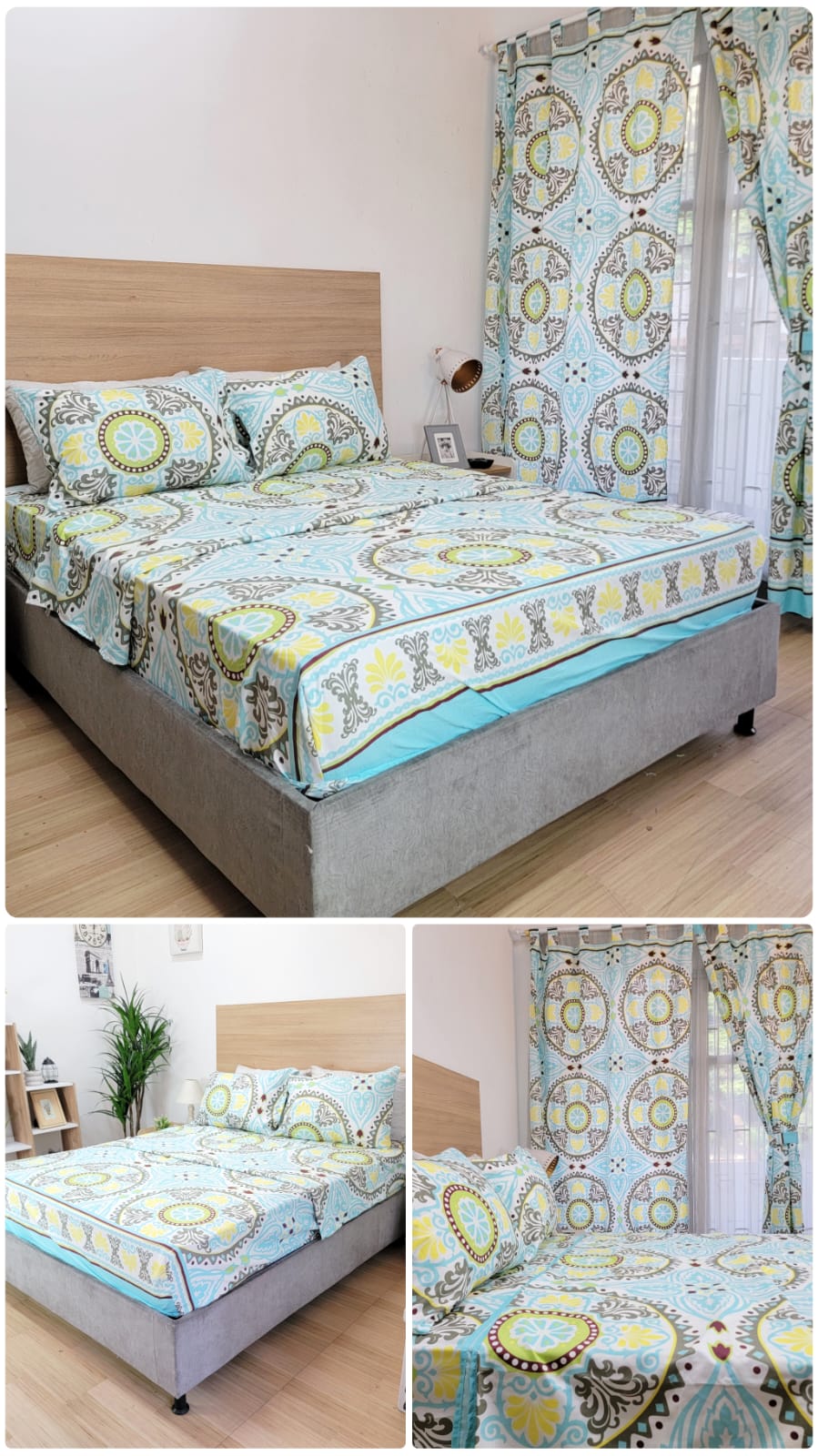 Combo sábana + cortina