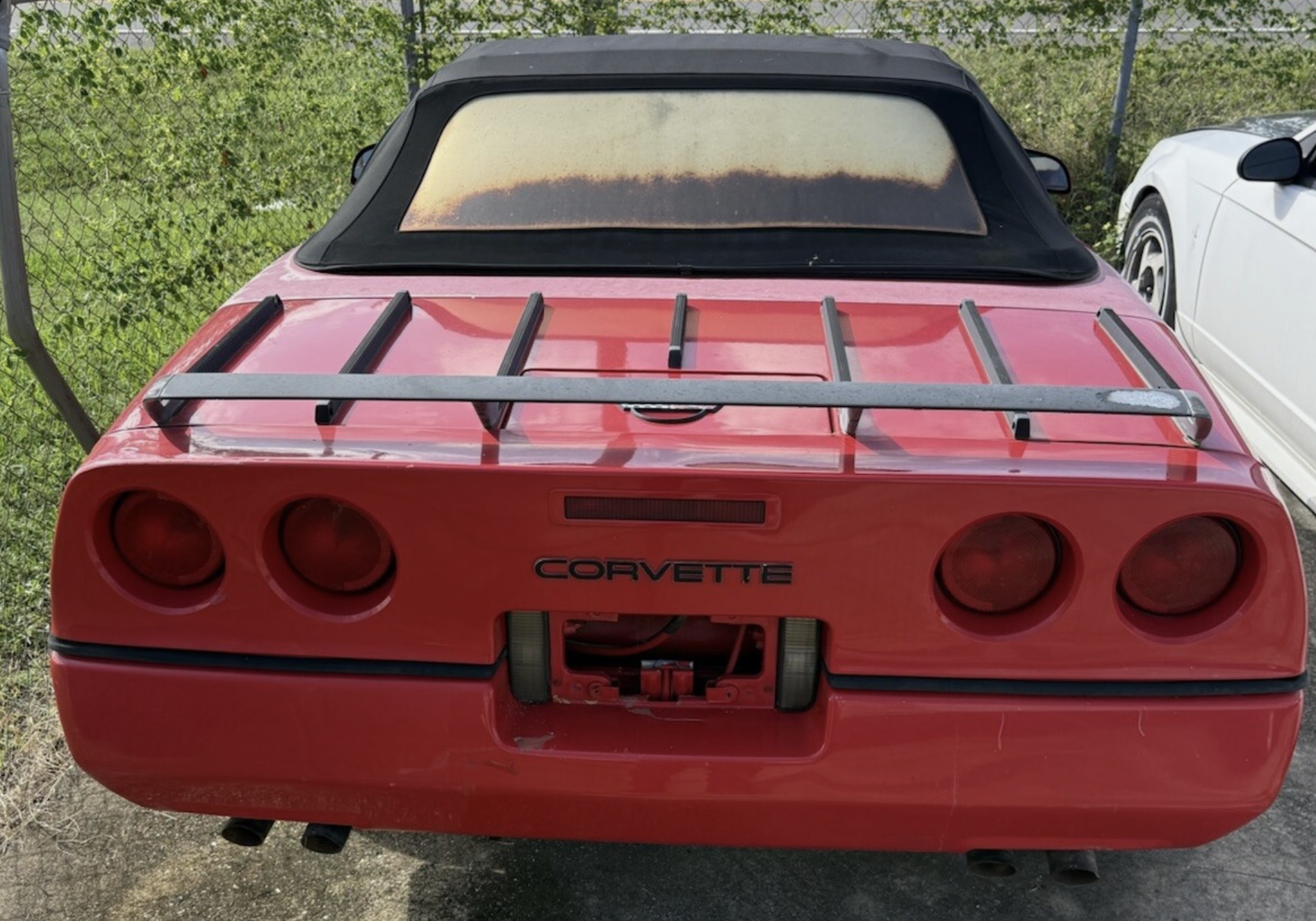 1986-1990 Chevrolet Corvette C4 Convertible REAR Bumper Cover OEM