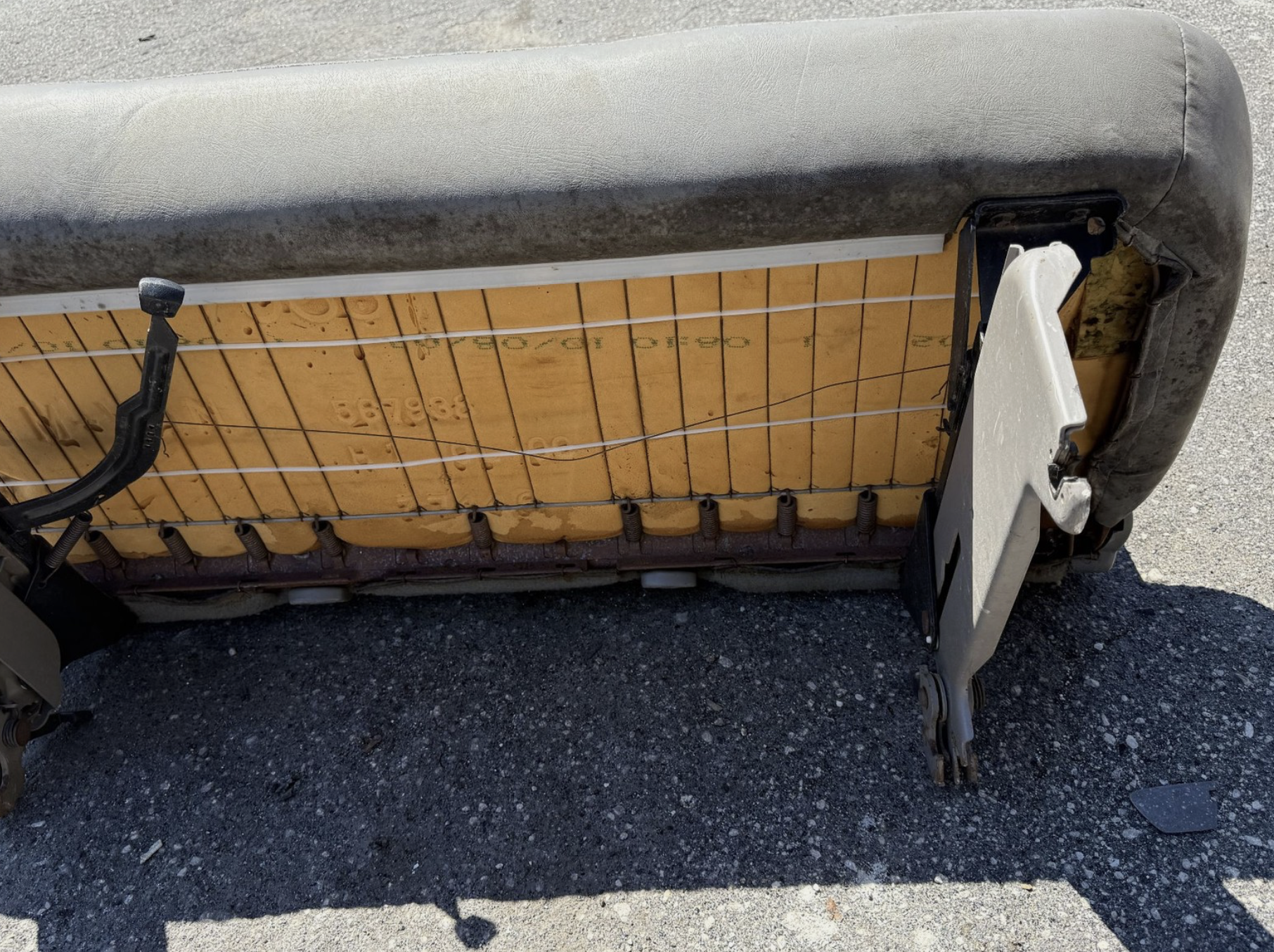 2000 CHEVROLET ASTRO VAN REAR SEATS OEM BENCH CLOTH