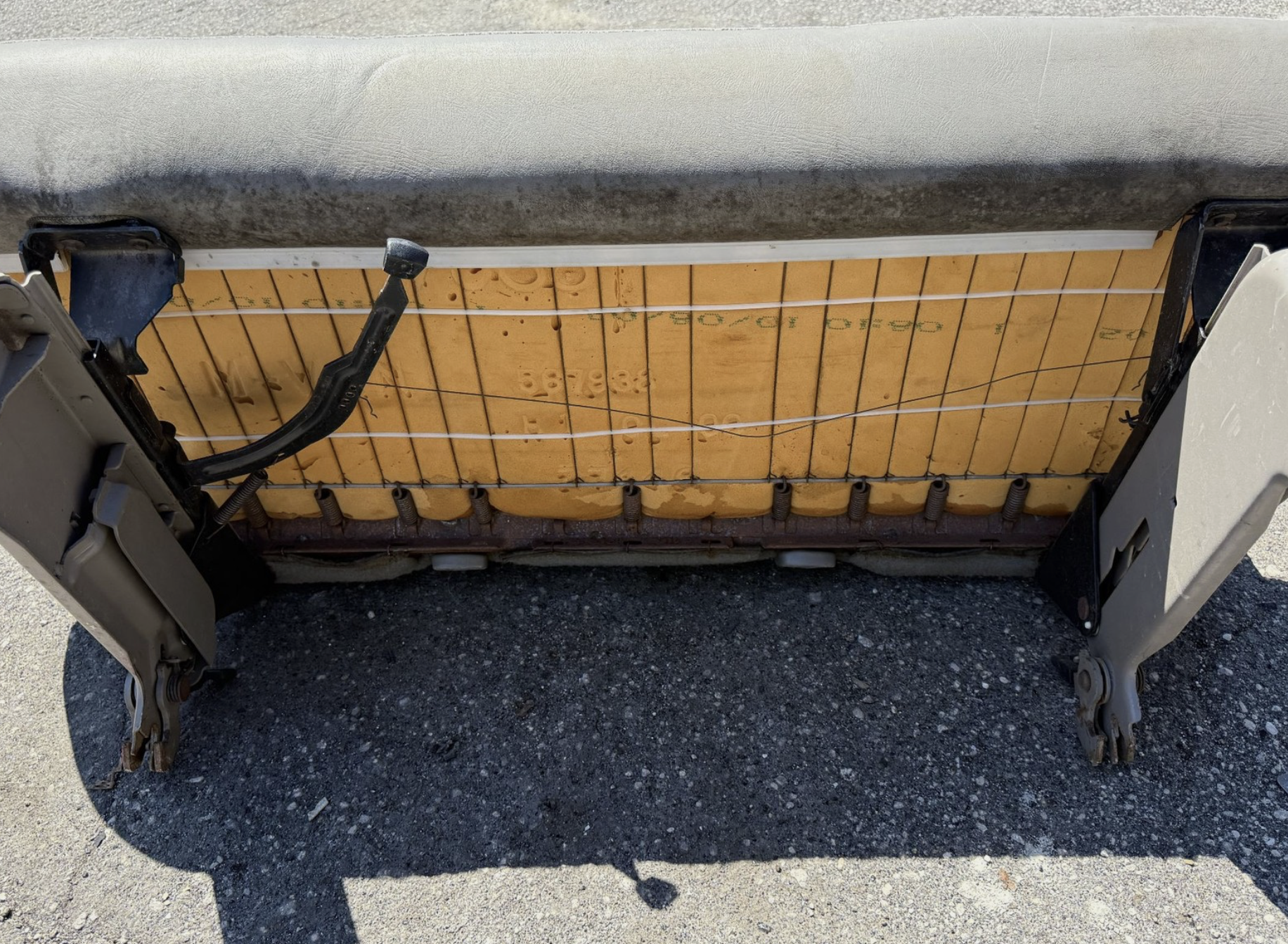 2000 CHEVROLET ASTRO VAN REAR SEATS OEM BENCH CLOTH