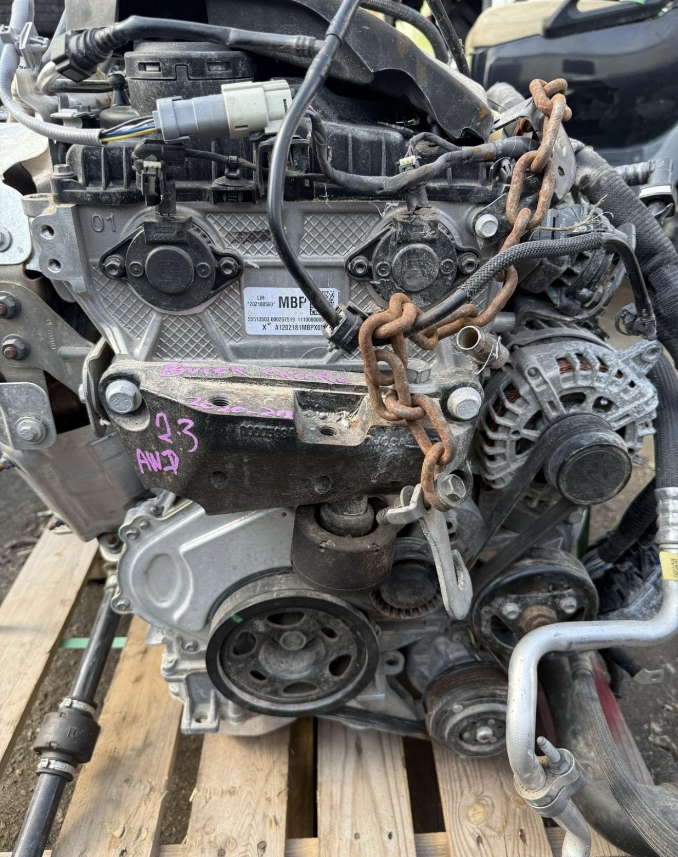 2021 BUICK ENCORE GX ENGINE 1.2L (VIN 2 8th digit) 26K MILES MOTOR