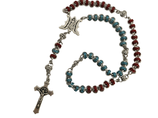 Chaplet of Divine Mercy Handmade Chainmaille Rosary