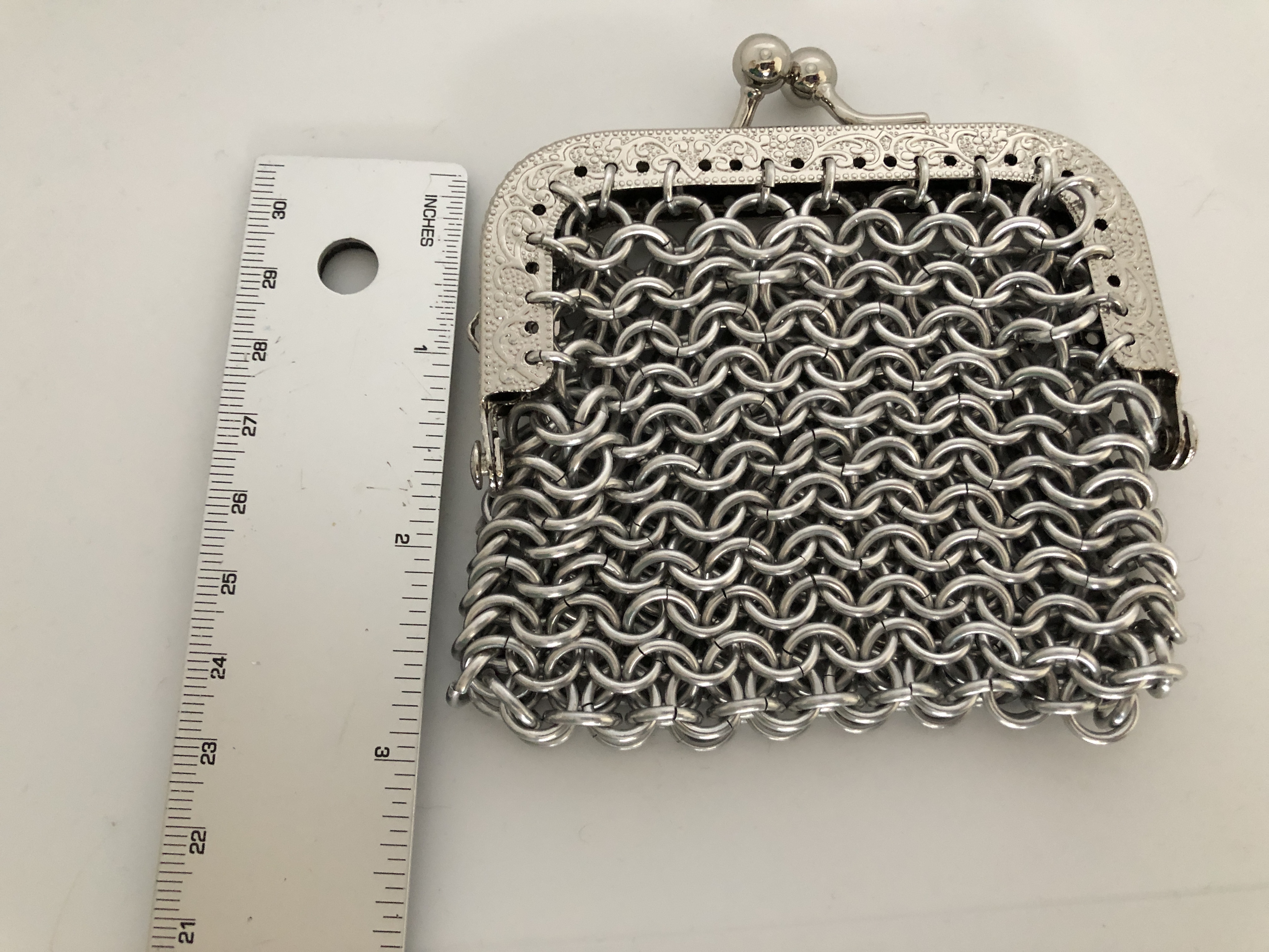 Chainmaille Coin Purse, Vintage Style, Various Sizes