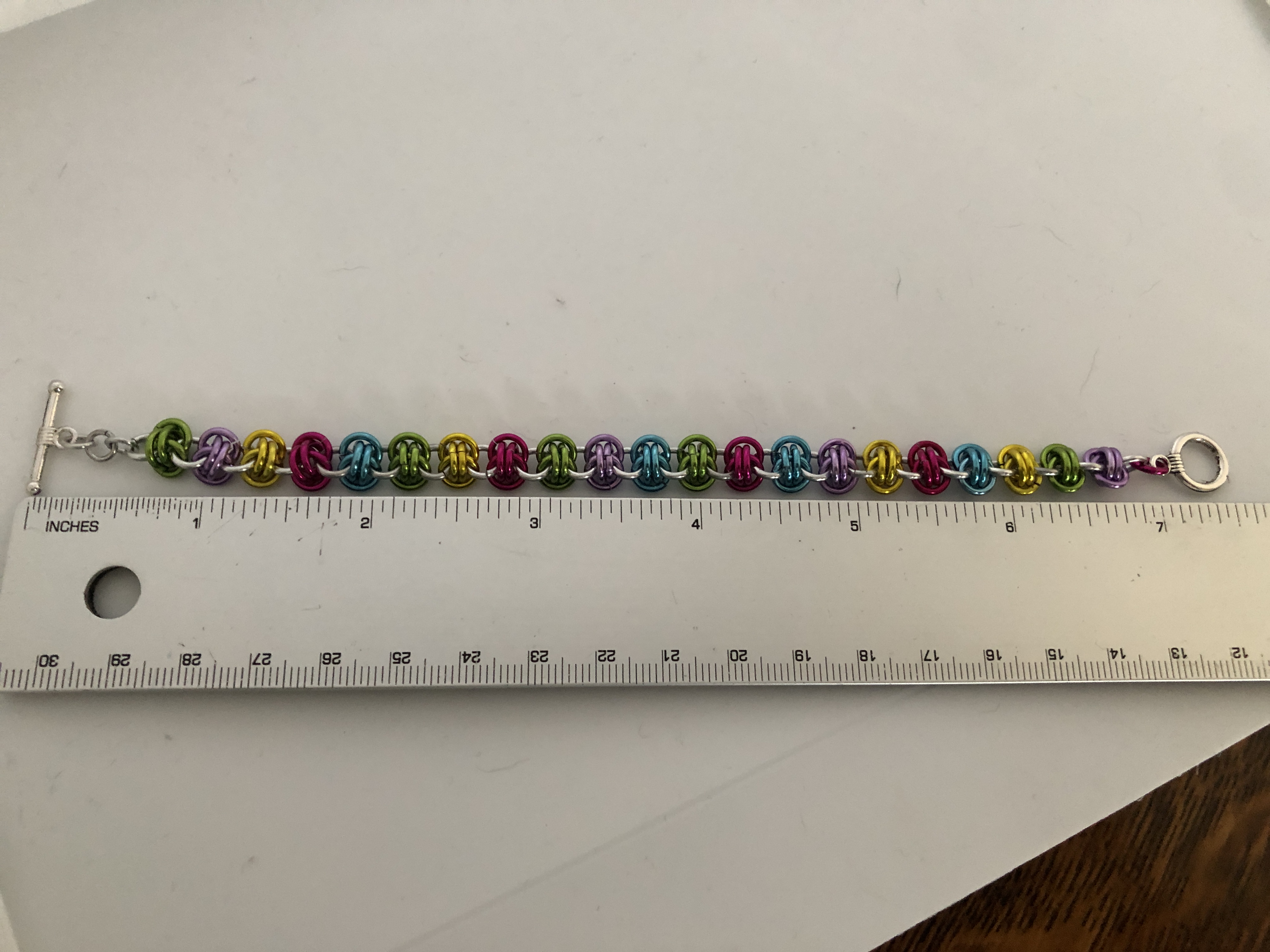 Think Spring! Chainmaille Bracelet